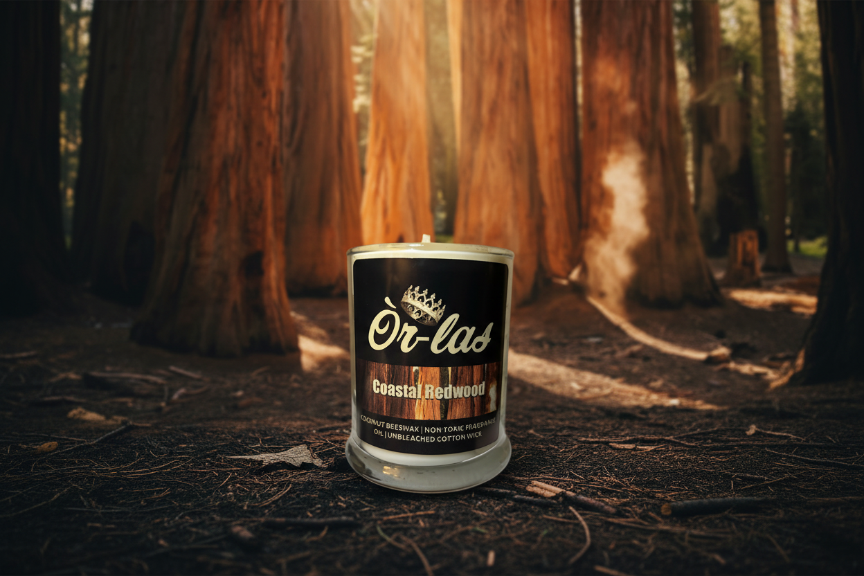 12 oz Coastal Redwood Non-toxic Scented Candle