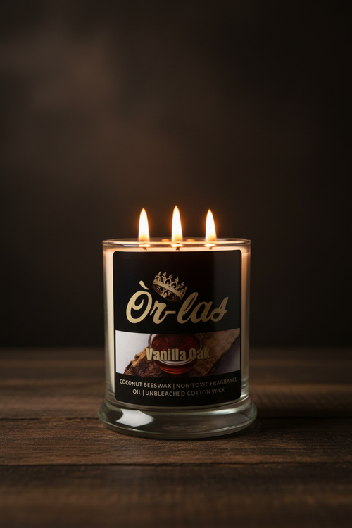 12 oz Vanilla Oak Non-toxic Scented Candle